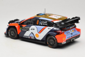 Hyundai i20 N WRC #16 A. Fourmaux / A. Coria Rally Monte Carlo Night Version 2025 IXO 1:18 18RMC230B Metall — bild 5 av 6