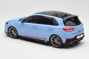 Hyundai i30 N Ljusblå MCG 1:18 MCG18503 Metall — bild 5 av 6