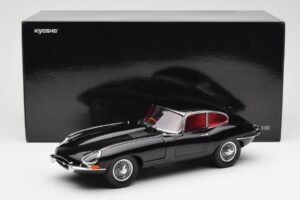 Jaguar E-Type 3.8 Series 1 Svart Kyosho 1:18 08954BK Metall — bild 8 av 8