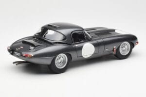 Jaguar E-Type Series 1 Coupe Lightweight Mörkgrå AUTOart 1:18 73647 Metall — bild 3 av 8