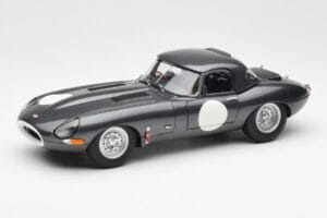 Jaguar E-Type Series 1 Coupe Lightweight Mörkgrå AUTOart 1:18 73647 Metall
