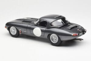 Jaguar E-Type Series 1 Coupe Lightweight Mörkgrå AUTOart 1:18 73647 Metall — bild 7 av 8