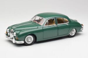 Jaguar Mk II British Racing Grön Maisto 1:18 50287 Metall