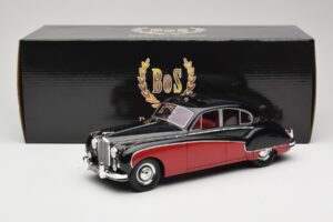 Jaguar Mk VIII Svart & Mörkröd BoS Models 1:18 BOS408 Resin — bild 6 av 6