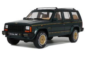 Jeep Cherokee XJ Limited Dark Hunter Green Otto 1:18 OT1340 Resin — bild 2 av 2