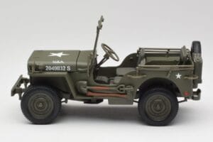 Jeep Willys Militär Grön Gate 1:18 1061 Metall — bild 4 av 8