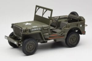 Jeep Willys Militär Grön Gate 1:18 1061 Metall