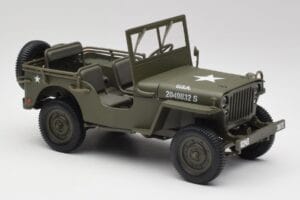 Jeep Willys Militär Grön Gate 1:18 1061 Metall — bild 6 av 8