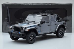 Jeep Wrangler 4xe Silver GT Spirit 1:18 GT419 Resin — bild 6 av 6