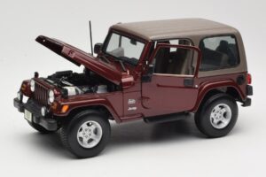 Jeep Wrangler TJ Sahara Röd Maisto 1:18 31662 Metall — bild 2 av 8