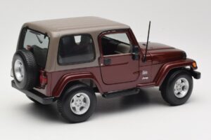 Jeep Wrangler TJ Sahara Röd Maisto 1:18 31662 Metall — bild 3 av 8
