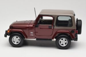Jeep Wrangler TJ Sahara Röd Maisto 1:18 31662 Metall — bild 4 av 8