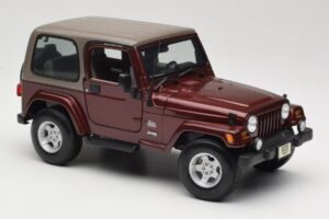 Jeep Wrangler TJ Sahara Röd Maisto 1:18 31662 Metall — bild 6 av 8