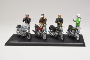 Joe Bar Team Samling med Figurer Solido 1:18 5008 Metall