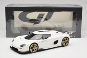 Koenigsegg CC850 Crystal White GT Spirit 1:18 GT903 Resin — bild 6 av 6