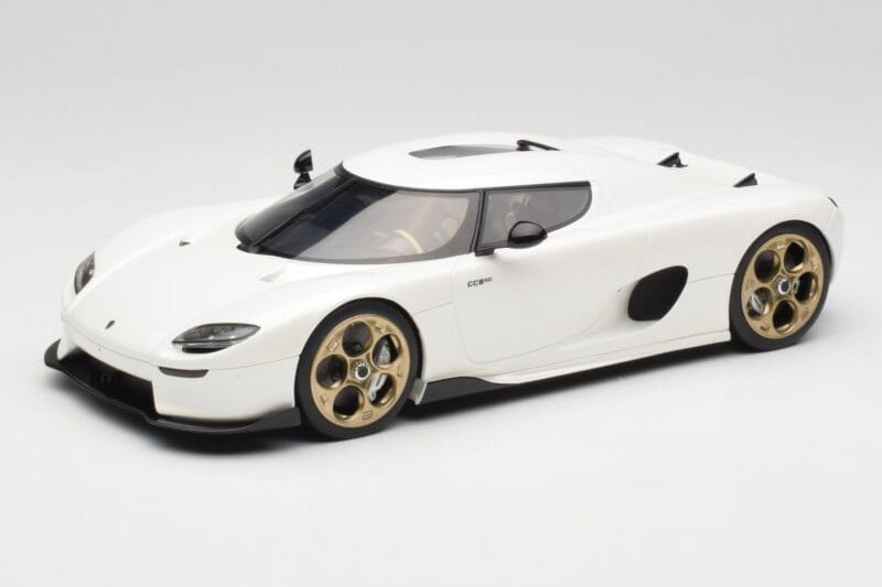 Koenigsegg CC850 Crystal White GT Spirit 1:18 GT903 Resin