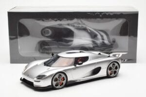 Koenigsegg CC850 Moon Silver GT Spirit 1:18 GT452 Resin — bild 6 av 6