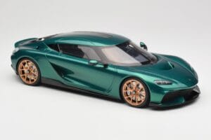 Koenigsegg Gemera Racing Green GT Spirit 1:18 GT888 Resin — bild 4 av 5