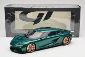 Koenigsegg Gemera Racing Green GT Spirit 1:18 GT888 Resin — bild 5 av 5