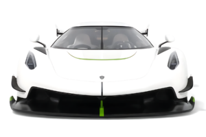 Koenigsegg Jesko Pearl White GT Spirit 1:8 GTS801301 Resin — bild 4 av 5