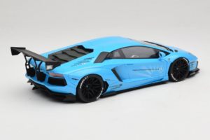 Lamborghini Aventador Liberty Walk Blå GT Spirit 1:18 GT073 Resin — bild 2 av 6
