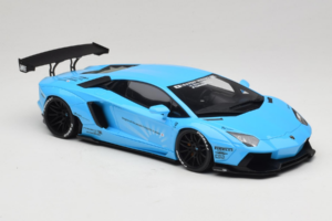Lamborghini Aventador Liberty Walk Blå GT Spirit 1:18 GT073 Resin — bild 4 av 6