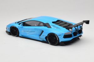 Lamborghini Aventador Liberty Walk Blå GT Spirit 1:18 GT073 Resin — bild 5 av 6