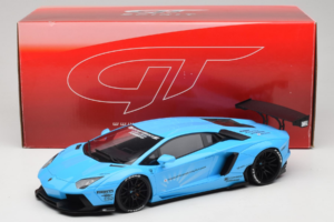 Lamborghini Aventador Liberty Walk Blå GT Spirit 1:18 GT073 Resin — bild 6 av 6