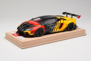 Lamborghini Aventador Liberty Walk Infinite Svart Gul Timothy & Pierre 1:18 REMC035 Metall — bild 2 av 7