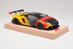 Lamborghini Aventador Liberty Walk Infinite Svart Gul Timothy & Pierre 1:18 REMC035 Metall — bild 4 av 7