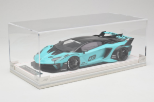 Lamborghini Aventador Liberty Walk LB-Silhouette WORKS GT Evo Mintgrön IVY 1:18 REMC001 Resin — bild 6 av 7