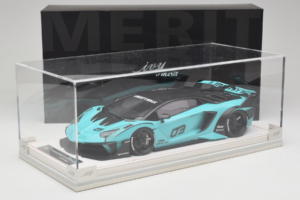 Lamborghini Aventador Liberty Walk LB-Silhouette WORKS GT Evo Mintgrön IVY 1:18 REMC001 Resin — bild 7 av 7