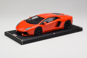 Lamborghini Aventador Orange MR Collection 1:18 LAMB064 Resin — bild 2 av 6