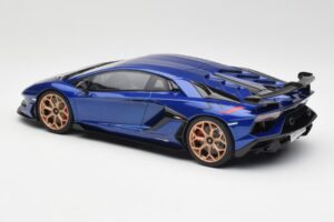 Lamborghini Aventador SVJ Blå GT Spirit 1:18 GTS18512BL Resin — bild 5 av 6