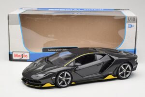 Lamborghini Centenario Grå Maisto 1:18 31386-M1 Metall — bild 8 av 8