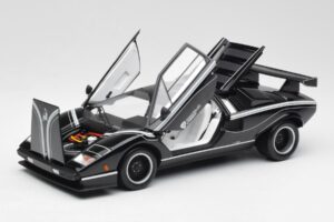Lamborghini Countach LP500S Svart Kyosho 1:18 08326K Metall — bild 2 av 8