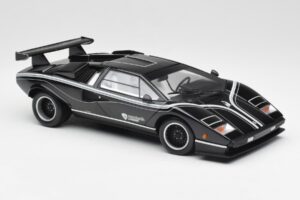 Lamborghini Countach LP500S Svart Kyosho 1:18 08326K Metall — bild 6 av 8