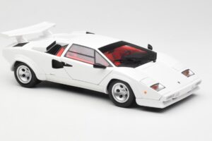 Lamborghini Countach LP500S Vit Kyosho 1:18 08320E Metall — bild 6 av 8