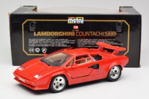 Lamborghini Countach Röd Bburago 1:18 3047-M1 Metall — bild 8 av 8