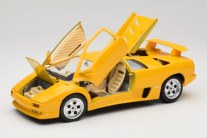 Lamborghini Diablo Gul Bburago 1:18 3041 Metall — bild 2 av 8