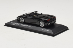 Lamborghini Gallardo LP560-4 Spyder Svart Minichamps 1:43 400103830 Metall — bild 3 av 5