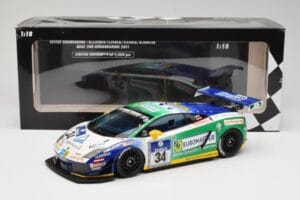 Lamborghini Gallardo LP600+ GT3 Reiter Engineering #34 H-J. Stuck / D. Rostek ADAC 24 Hours Nurburgring 2011 Minichamps 1:18  — bild 6 av 6