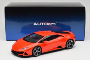 Lamborghini Huracan EVO Arancio Xanto AUTOart 1:18 79214 Komposit — bild 8 av 8