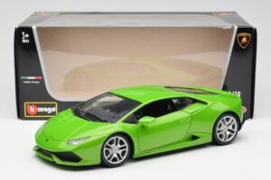 Lamborghini Huracan LP610-4 Grön Bburago 1:18 18-11038 Metall — bild 8 av 8
