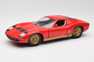 Lamborghini Miura Röd Anson 1:18 30302 Metall