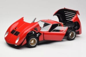 Lamborghini Miura SVR Röd & Svart Kyosho 1:18 08319R Metall — bild 2 av 8