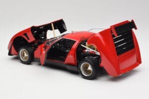 Lamborghini Miura SVR Röd & Svart Kyosho 1:18 08319R Metall — bild 5 av 8