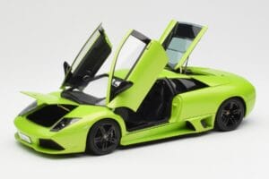 Lamborghini Murcielago LP640 Ithaca Grön Metallic AUTOart 1:18 74624 Metall — bild 2 av 8