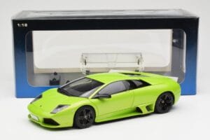 Lamborghini Murcielago LP640 Ithaca Grön Metallic AUTOart 1:18 74624 Metall — bild 8 av 8