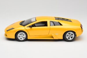Lamborghini Murcielago LP640 Gul Bburago 1:18 23124646-M1 Metall — bild 4 av 8